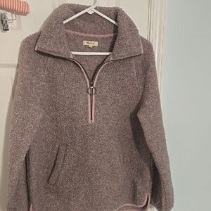 Plush Pink Pullover Sweater